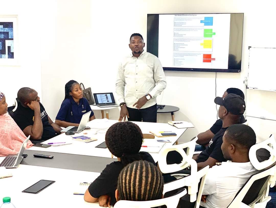 Hotel staff gathered with Footprint Hospitality trainers